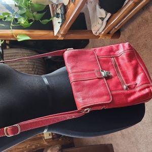 Leather crossbody
